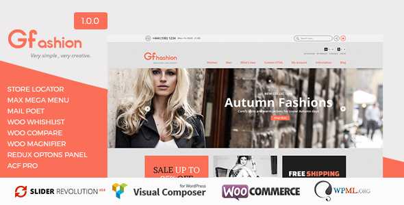 GFashion v1.0.0 - Woocommerce Store