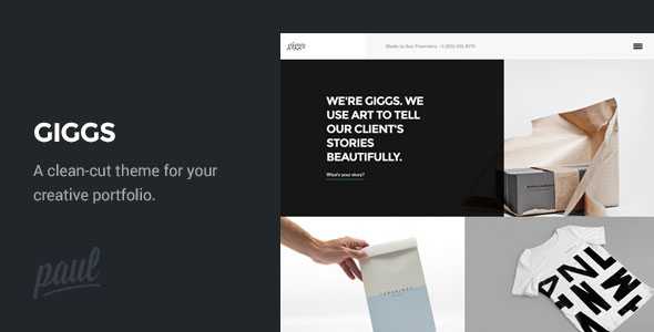 Giggs - Agency / Portfolio WordPress Theme