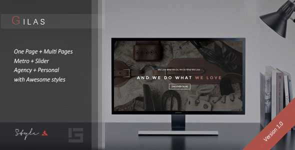 Gilas - Creative Portfolio WordPress Theme