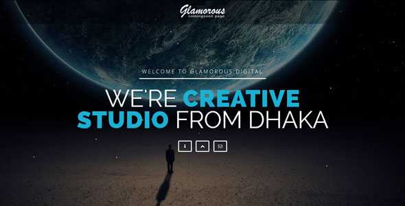 Glamorous Creative Intro Page