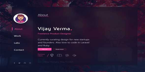 Glazzy - Portfolio Template HTML