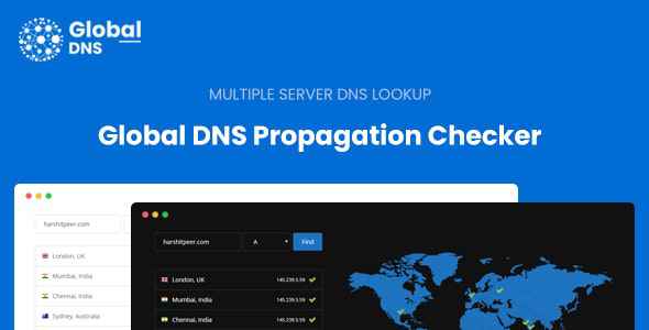 Global DNS v1.0 - Multiple Server - DNS Propagation Checker