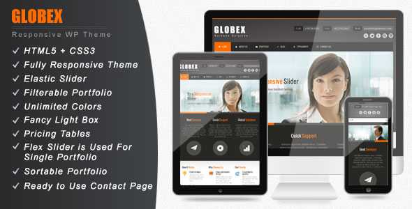 Globex - Themeforest Responsive Business WP Theme