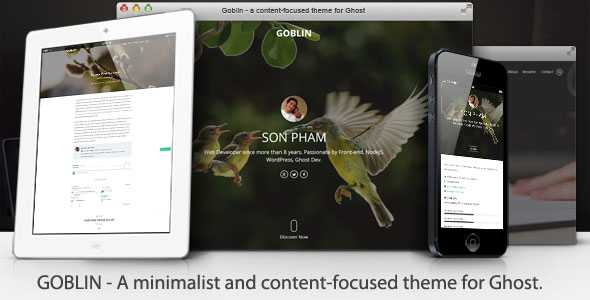 Goblin - Minimalist & Content-Focused GHOST Theme