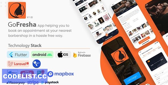 GoFresha v2.0.0 - Salon, Spa, Massage Appointment Flutter App with Admin Panel