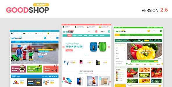 Good Shop v2.6 - Bakery Food Coffe, Fashion, Electronics and Toys