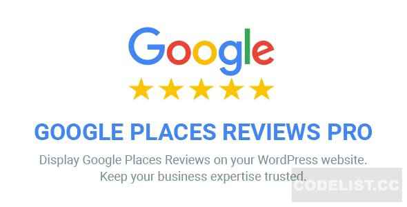 Google Places Reviews Pro v2.1.3 - WordPress Plugin