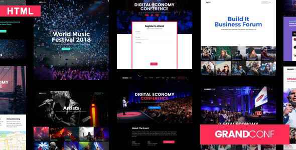 Grand Conference v1.0 - Event HTML Template