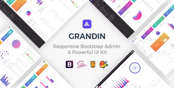 Grandin - Responsive Bootstrap Admin & Powerful UI Kit