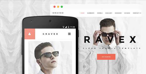 Gravex - Joomla Business Template