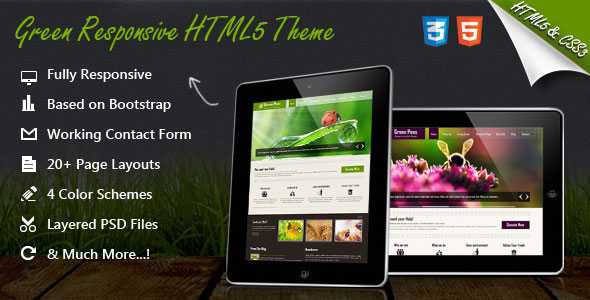 Green - Themeforest Responsive HTML5 Theme