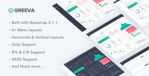 Greeva - Responsive Admin Dashboard Template