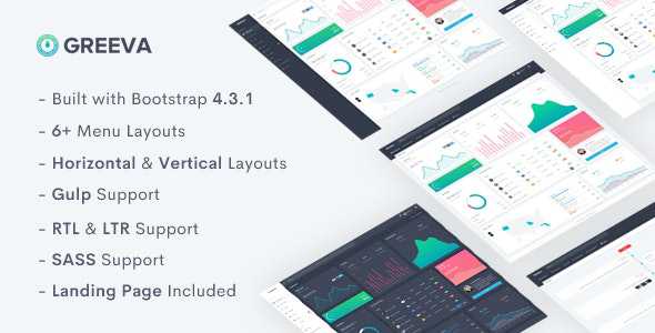 Greeva v1.0 - Admin & Dashboard Template