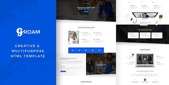 GROAM - Multipurpose HTML Template