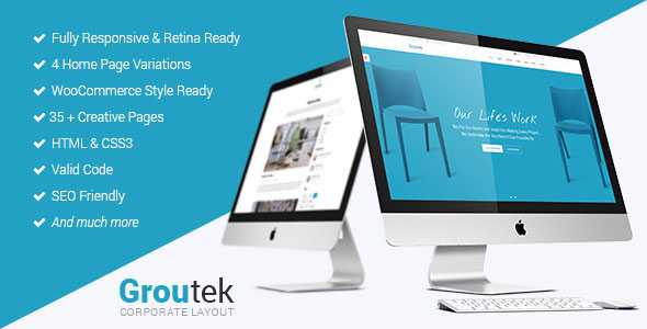 Groutek - Creative Multipurpose Website Template