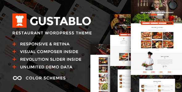Gustablo v1.5 - Restaurant & Cafe Responsive Theme