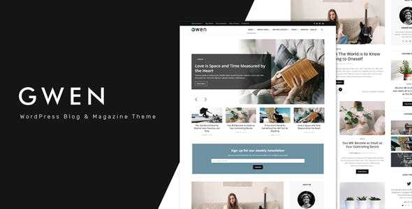 Gwen v1.0 - Creative Personal WordPress Blog Theme