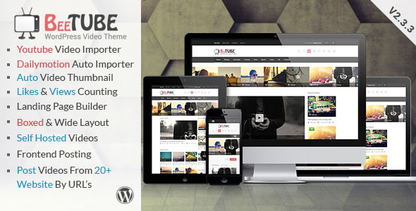 BEETUBE V2.3.3 - THEMEFOREST VIDEO WORDPRESS THEME