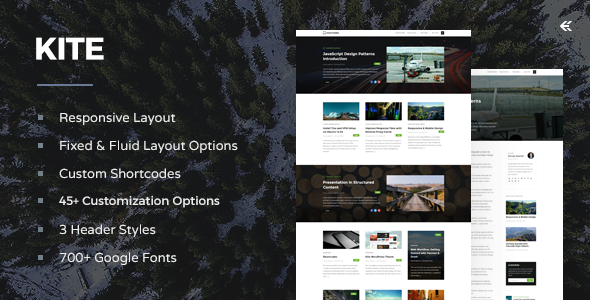 KITE V1.6.0 - RESPONSIVE WORDPRESS THEME