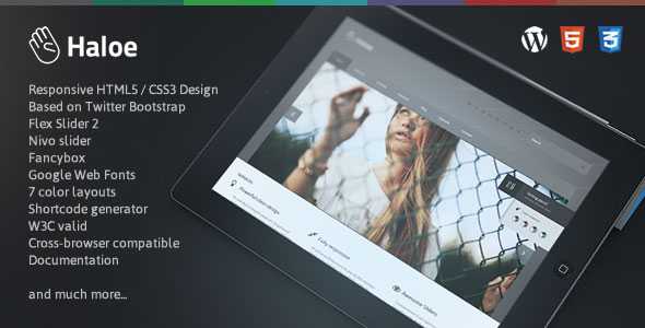 Haloe - Themeforest Responsive WordPress Theme