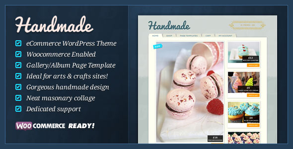 HANDMADE - THEMEFOREST WORDPRESS ECOMMERCE THEME