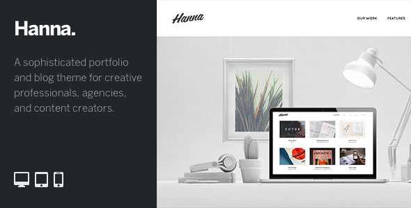 Hanna - Creativemarket Premium WP Theme