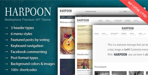 HARPOON - THEMEFOREST MULTIOPTIONS RESPONSIVE WP THEME