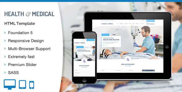 Health & Medical - Themeforest HTML Template