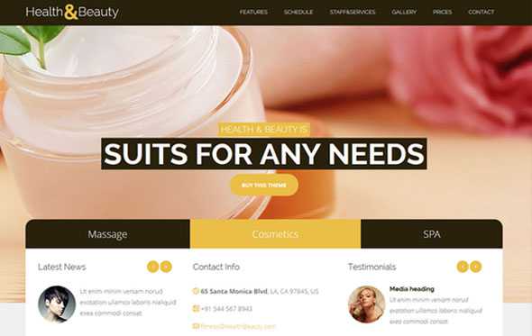 Health&Beauty – Creativemarket SPA Salon Theme