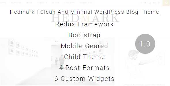 Hedmark - Clean & Minimal Responsive WordPress Theme