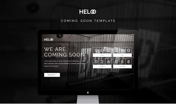 Heloo - Creativemarket Coming Soon Template