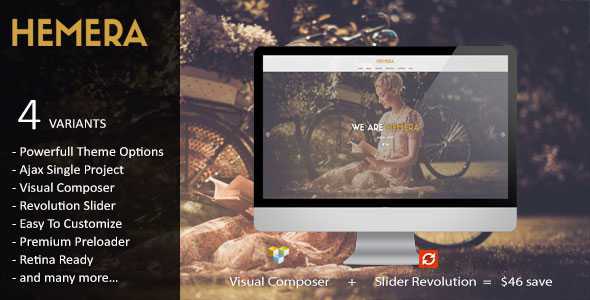 Hemera - Responsive Multipurpose WordPress Theme
