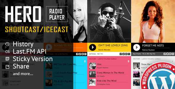 Hero v1.6.4 - Shoutcast and Icecast Radio Player