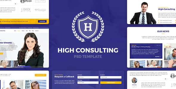 High Consulting - Business, Consulting and Finance PSD Template