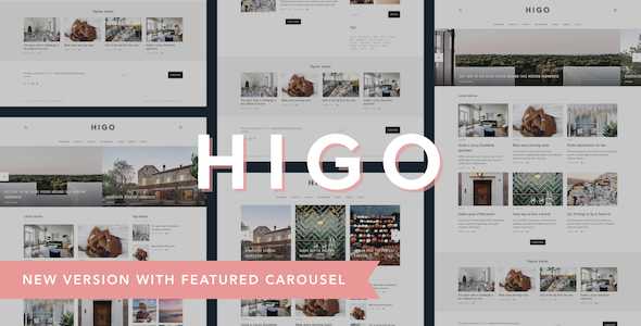Higo v1.2.1 - A Responsive WordPress Blog Theme