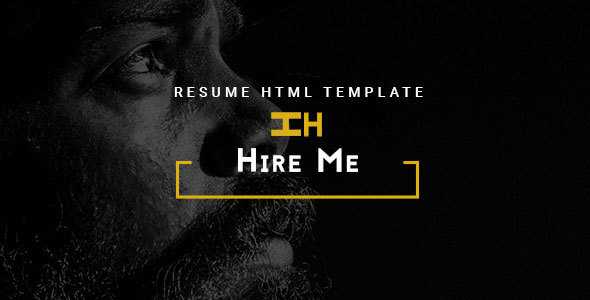 Hire Me - Personal vCard, Portfolio HTML Theme