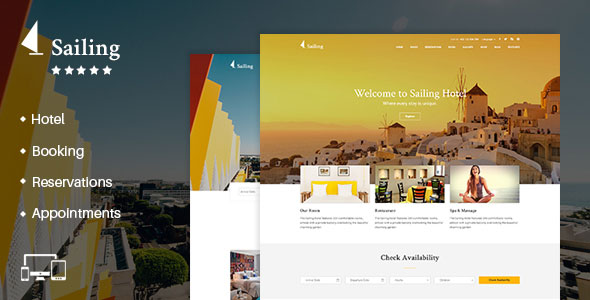 SAILING V1.9.6.2 - HOTEL WORDPRESS THEME