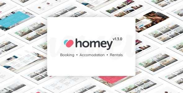 Homey v1.5.2 - Booking and Rentals WordPress Theme
