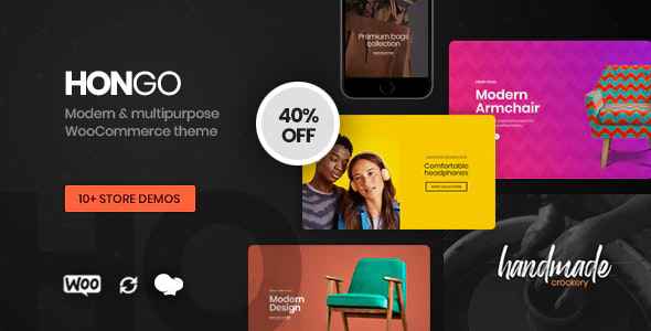 Hongo v1.1.1 - Modern & Multipurpose WooCommerce WordPress Theme