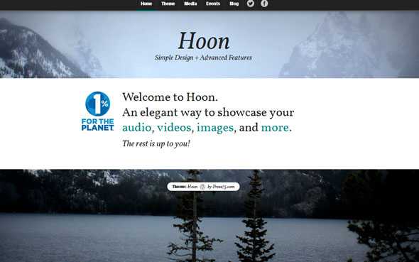 Hoon - Press75 Wordpress Template