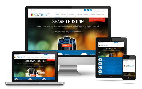 HostChilly V3 – With WHMCS Order Form and WordPress Theme