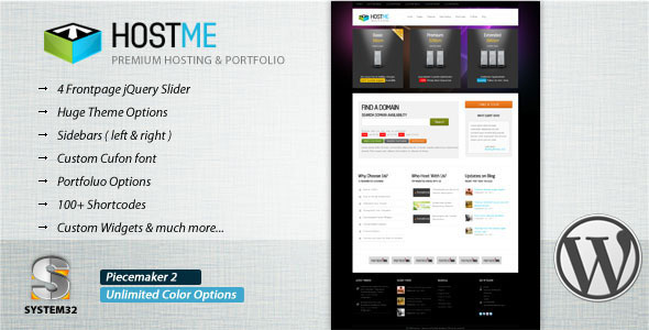 HOSTME PREMIUM HOSTING & BUSINESS THEMEFOREST