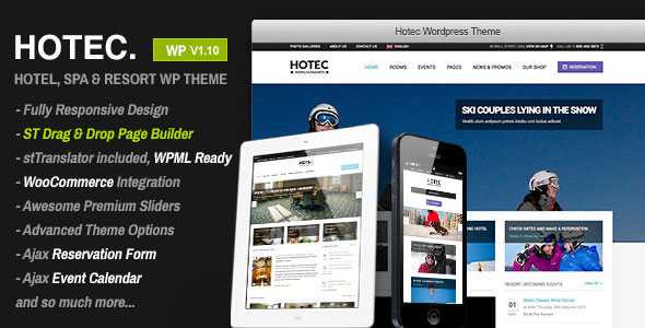 Hotec - Responsive Hotel, Spa & Resort WP Theme