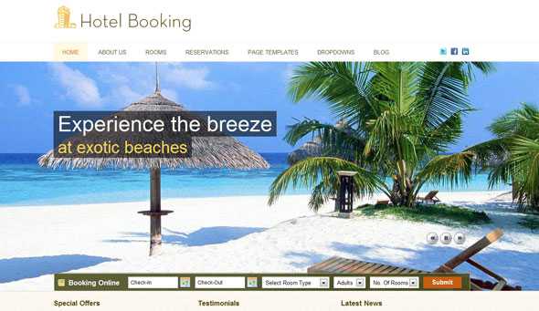 Hotel Booking - Templatic Wordpress Theme