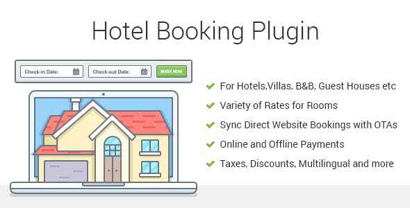 Hotel Booking v3.5.1 - Property Rental WordPress Plugin