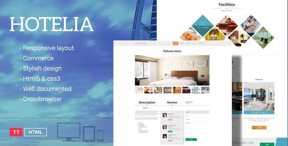 Hotelia - Themeforest Responsive Hotel Theme