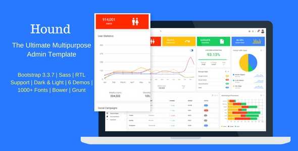 Hound - The Ultimate Multipurpose Admin Template