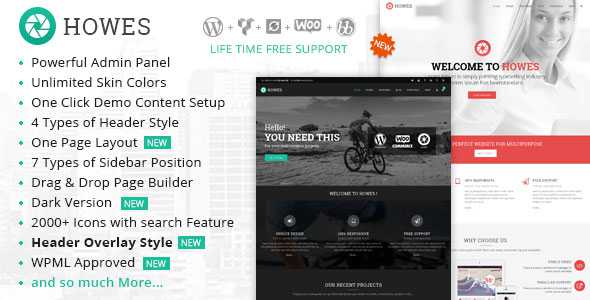 Howes - Responsive Multi-Purpose WordPress Theme