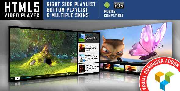 HTML5 Video Player v1.2.5.2 - Visual Composer Addon