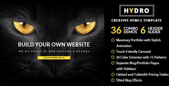 HYDRO - Multipurpose one page HTML5 Template